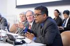 Professor Amitav Acharya addresses the United Nations General Assembly in September 2011. File photo.